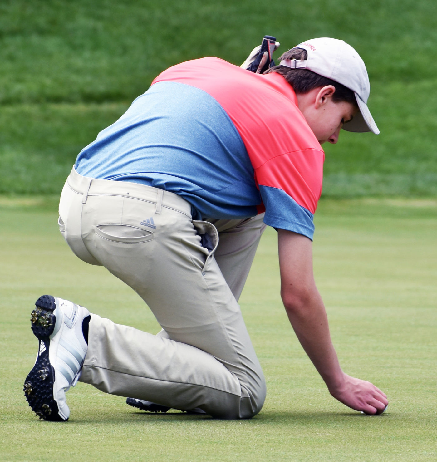 WIAA boys golf photo: Madison Abundant Life's Blake Perkins